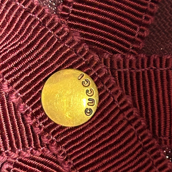 Authentic! Gucci NY Unisex baseball hat Size 57-61 cm Burgundy Color - Picture 8 of 10